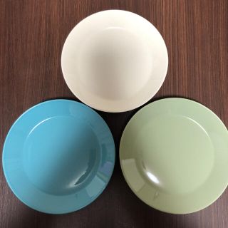 イッタラ(iittala)のイッタラ　ティーマ　ターコイズ　他　３枚(食器)