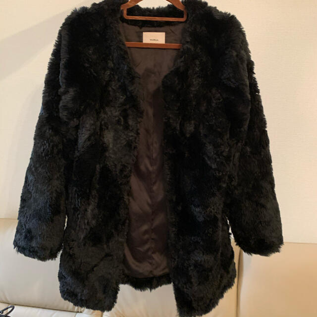 EMODA(エモダ)のEMODA ファーコート S レディースのジャケット/アウター(毛皮/ファーコート)の商品写真