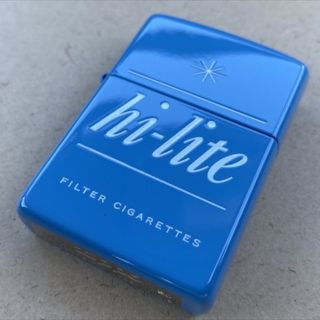 ジッポー(ZIPPO)のzippo ハイライト（青）(タバコグッズ)