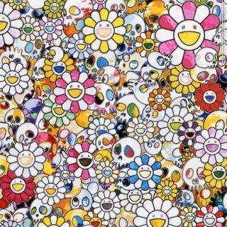 村上隆ポスター Skulls&Flowers Multicolor 300枚限定の通販 by 熊ご ...