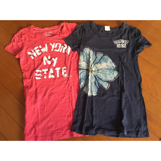 アバクロンビーアンドフィッチ(Abercrombie&Fitch)の【めぐっぺ様専用】Tシャツ2枚セット(Tシャツ(半袖/袖なし))