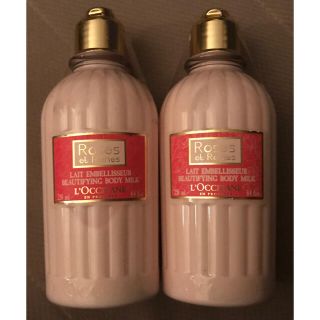 ロクシタン(L'OCCITANE)の2本　新品　ロクシタン ローズ　ベルベット　ボディミルク　250ml (ボディローション/ミルク)