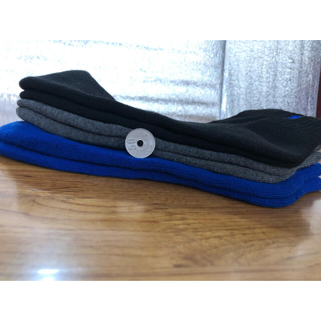 Ralph Lauren(ラルフローレン)の新品ポロラルフローレン メンズ靴下 ソックス  3足セットN41 メンズのレッグウェア(ソックス)の商品写真