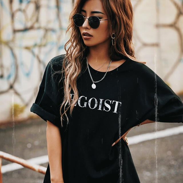 レディースEGOIST 華 Tシャツ 新品未使用