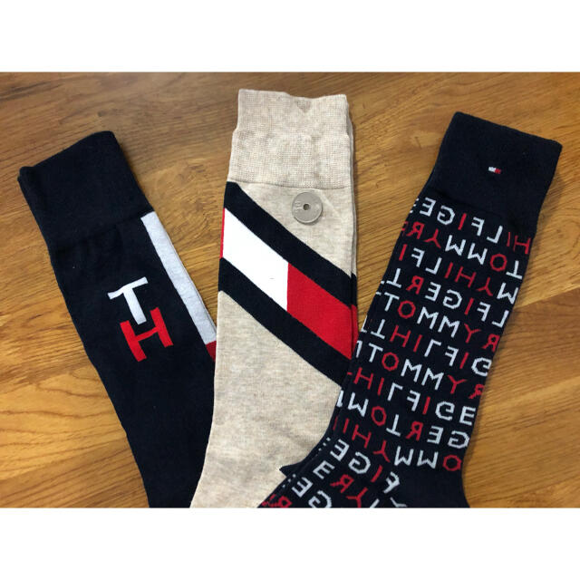 TOMMY HILFIGER(トミーヒルフィガー)の新品トミーヒルフィガーTOMMY HILFIGERメンズソックス3足セット339 メンズのレッグウェア(ソックス)の商品写真