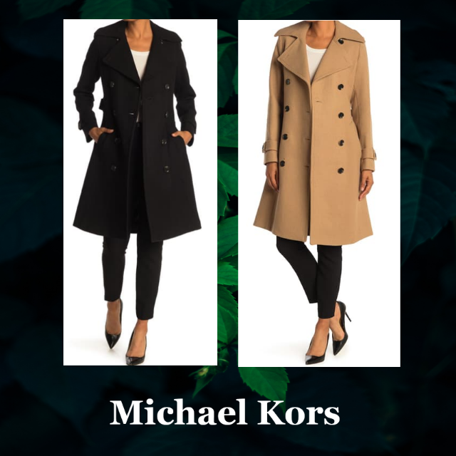 Michael Kors(マイケルコース)の★SALE☆【Michael Kors】ベルト付き ウール トレンチコート レディースのジャケット/アウター(トレンチコート)の商品写真