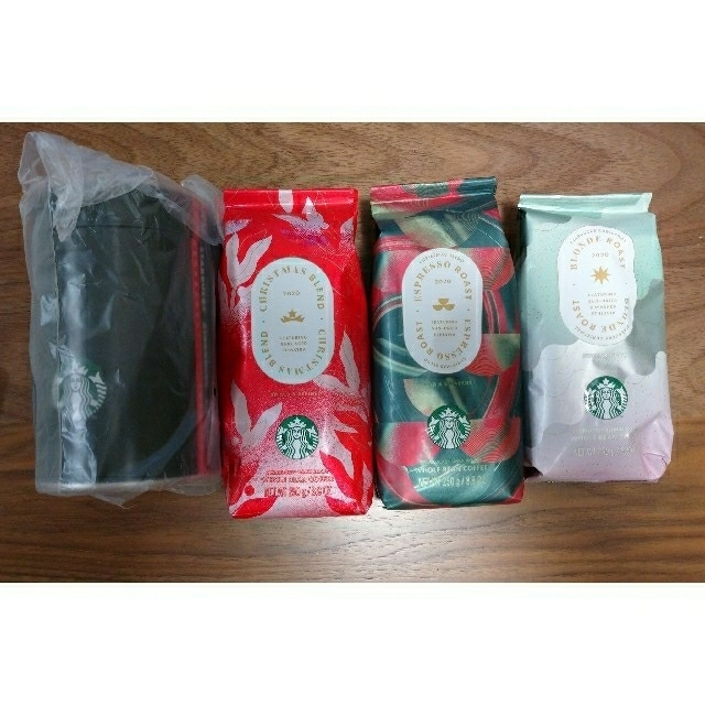 Starbucks Coffee(スターバックスコーヒー)のスタバ キャニスター缶 コーヒー豆3種セット エンタメ/ホビーのコレクション(ノベルティグッズ)の商品写真