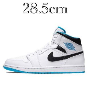 ナイキ(NIKE)のAir Jordan 1 Mid White Laser Blue ジョーダン(スニーカー)