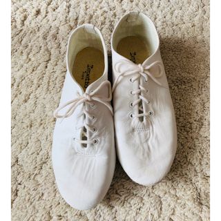 レペット(repetto)の【レペット】JAZZ ホワイト　38(バレエシューズ)