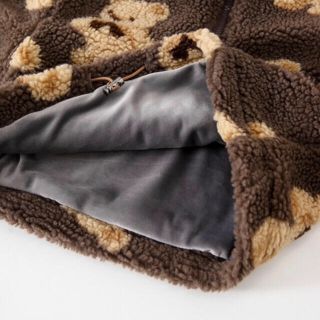 韓国子供服 くまさん ジャケット ボア くま もこもこ 冬 ダウン 裏起毛