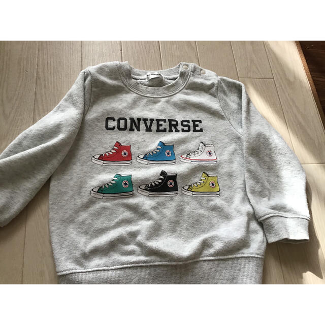 CONVERSE(コンバース)のconverse★100㎝トレーナー キッズ/ベビー/マタニティのキッズ服男の子用(90cm~)(Tシャツ/カットソー)の商品写真