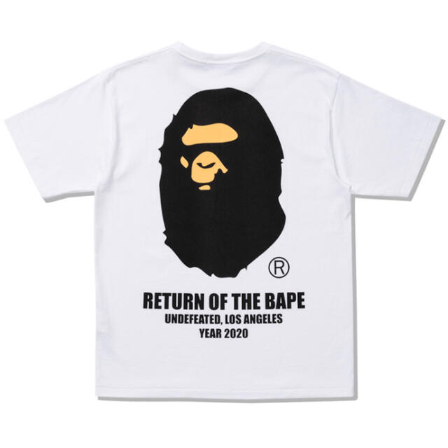 A BATHING APE - A BATHING APE x UNDEFEATED Tee XLの通販 by ばれろ ...