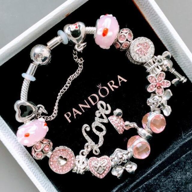 新品】 PANDORA パンドラ ブレスレット Disney ミニー ミッキーの+