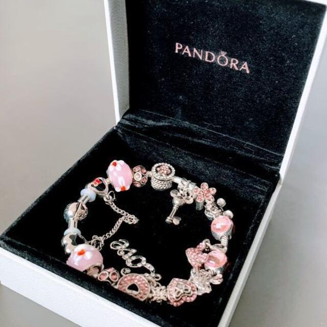 新品】 PANDORA パンドラ ブレスレット Disney ミニー ミッキーの通販 ...