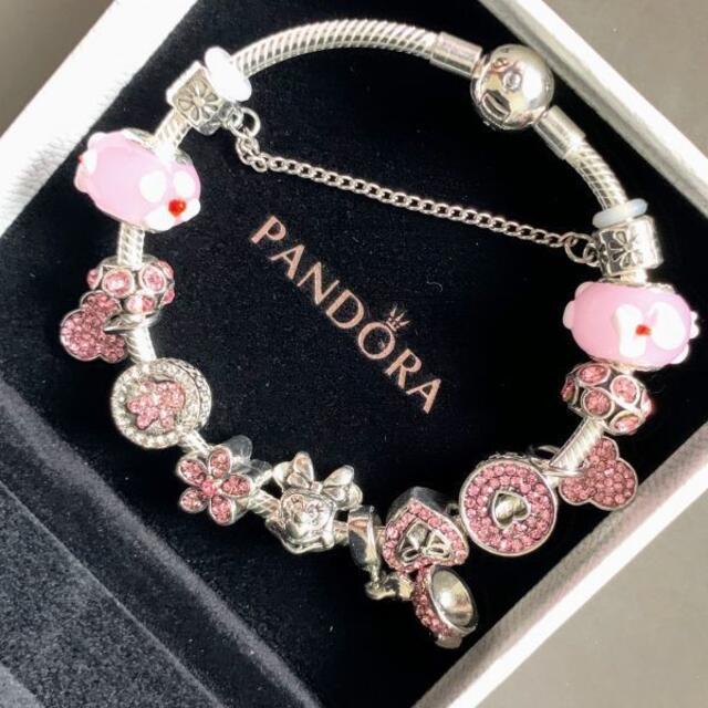 Pandora パンドラ ブレスレット ディズニー ミニー ミッキーバレンタインの通販 By 時計屋 厚切りミッキー ラクマ