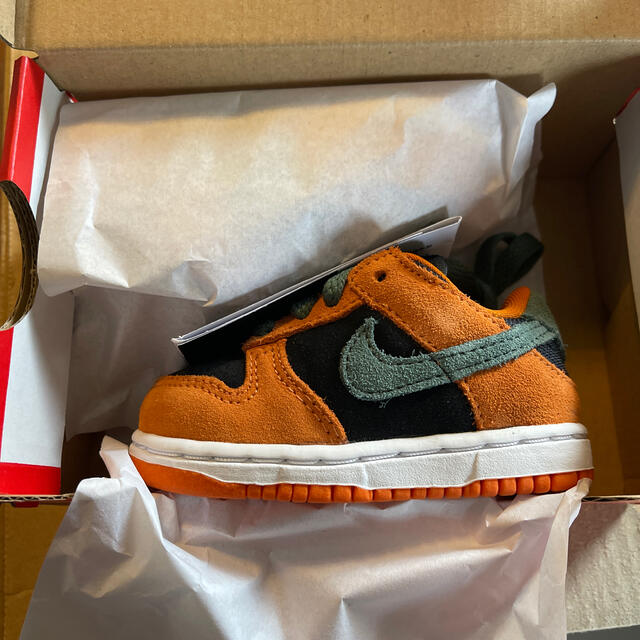 NIKE(ナイキ)の10cm Nike Dunk Low Ceramic TD キッズ/ベビー/マタニティのキッズ靴/シューズ(15cm~)(スニーカー)の商品写真