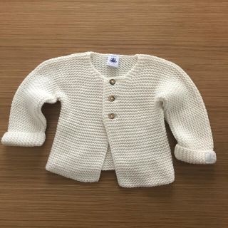 プチバトー(PETIT BATEAU)のプチバトー  ニットカーディガン (カーディガン/ボレロ)