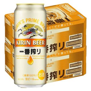 キリン(キリン)のキリン一番搾り　500ml×2ケース（48缶）(ビール)