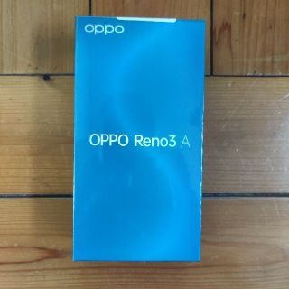 アンドロイド(ANDROID)のOPPO Reno3 A ホワイト　新品(スマートフォン本体)