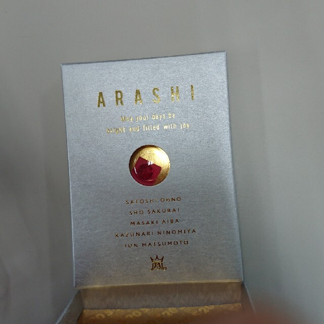 嵐 - 嵐 5×20 スワロフスキー 赤の通販 by もーs shop|アラシ 嵐 - 嵐 5×20 スワロフスキー 赤の通販 by もーs shop|アラシ