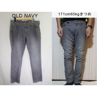 オールドネイビー(Old Navy)の匿名即日OLD NAVYブラックスキニージーンズ/USA古着綺麗なシルエット♪6(ワークパンツ/カーゴパンツ)