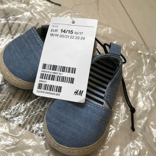 エイチアンドエム(H&M)のベビーシューズ　エスパドリーユ(スリッポン)