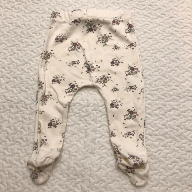 こどもビームス(コドモビームス)の美品 JAMIE KAY flower footed pants 6-12m キッズ/ベビー/マタニティのベビー服(~85cm)(パンツ)の商品写真