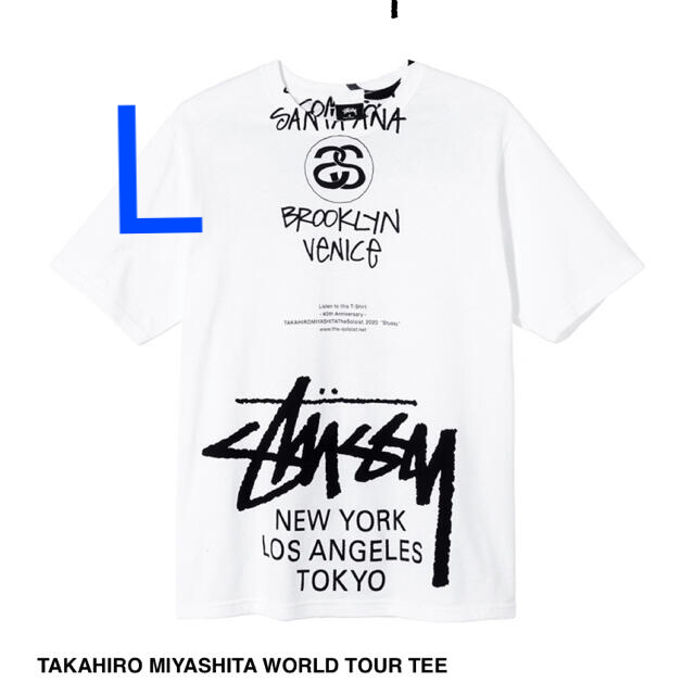Stussy TAKAHIRO MIYASHITA WORLD TOUR TEE