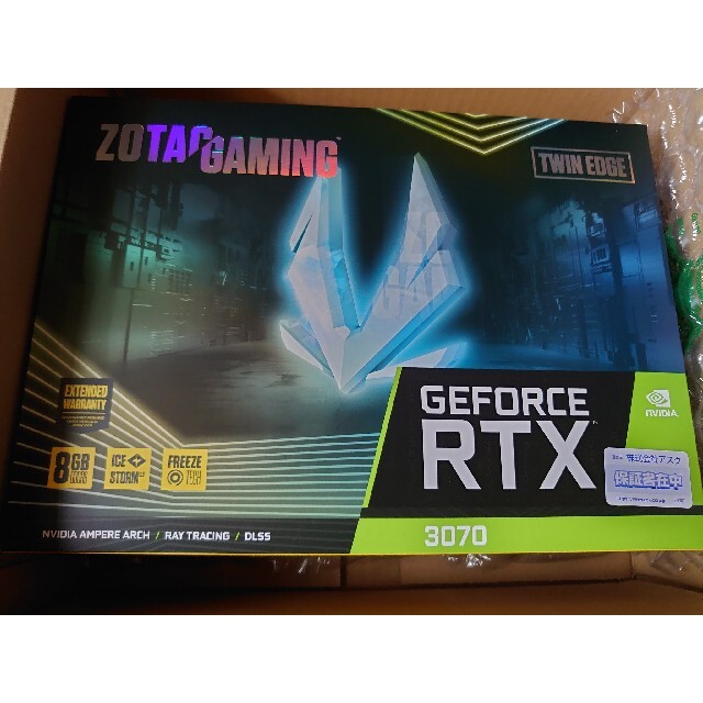 ZOTAC GAMING RTX3070PC/タブレット