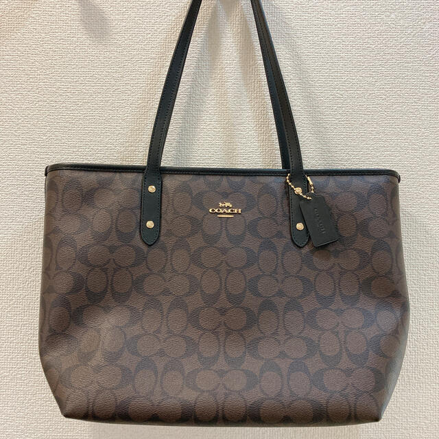 COACH トートバッグ シグネチャー コーチ ブラウンバック