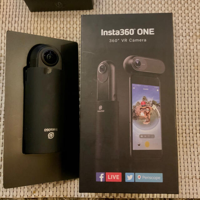 360度カメラ　Insta 360 one と防水ケースのセット