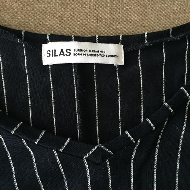 SILAS(サイラス)のSILAS／ストライプカットソー レディースのトップス(カットソー(半袖/袖なし))の商品写真