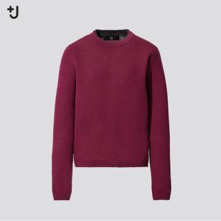 ユニクロ(UNIQLO)のファインゲージカシミヤクルーネックセーター（長袖）　ジルサンダー　+J(ニット/セーター)