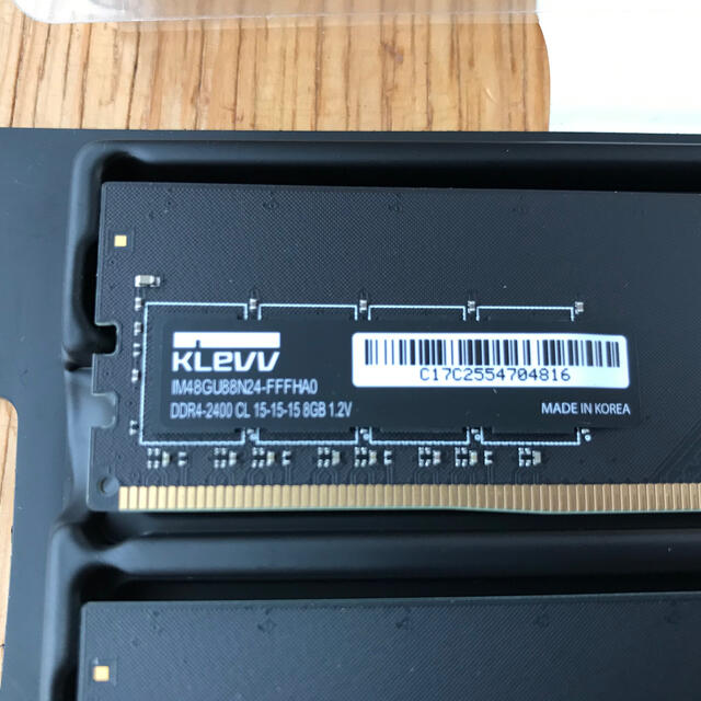 DDR4 8GB 2枚計16GB 2400MHz デスクトップ用 2