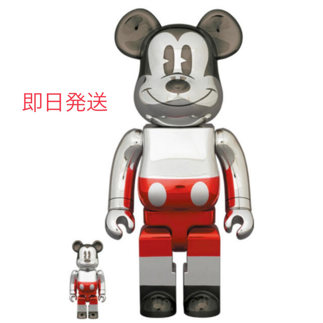 MEDICOM TOY(メディコムトイ)のBE@RBRICK FUTURE MICKEY 100％ & 400％ エンタメ/ホビーのフィギュア(その他)の商品写真