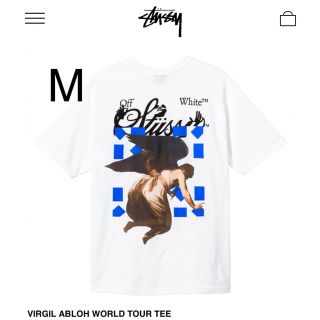 ステューシー(STUSSY)のstussy Off-White WORLD TOUR TEE サイズM(Tシャツ/カットソー(半袖/袖なし))