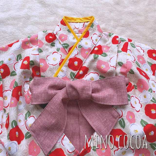 handmade baby HAKAMA 70-80cm キッズ/ベビー/マタニティのベビー服(~85cm)(和服/着物)の商品写真