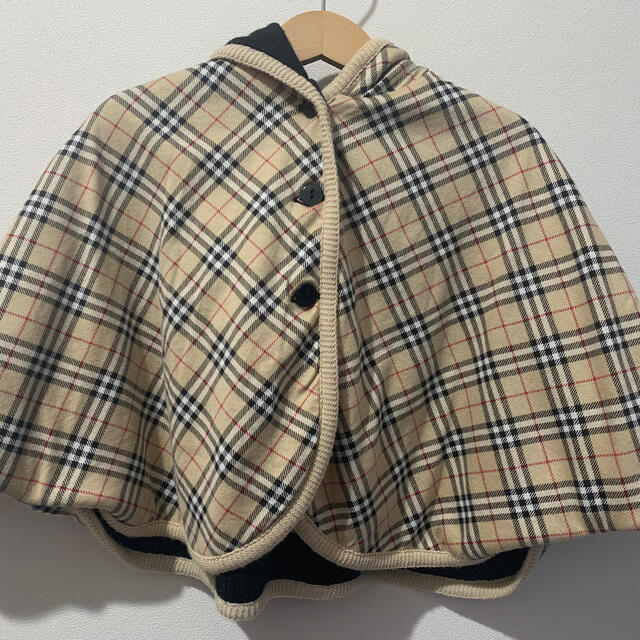 BURBERRY(バーバリー)の【バーバリー リバーシブルポンチョ】 キッズ/ベビー/マタニティのベビー服(~85cm)(カーディガン/ボレロ)の商品写真