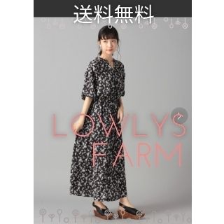 ローリーズファーム(LOWRYS FARM)のROWLYS FARM「2way小花柄ワンピース」ロング ﾛｰﾘｰｽﾞﾌｧｰﾑ(ロングワンピース/マキシワンピース)