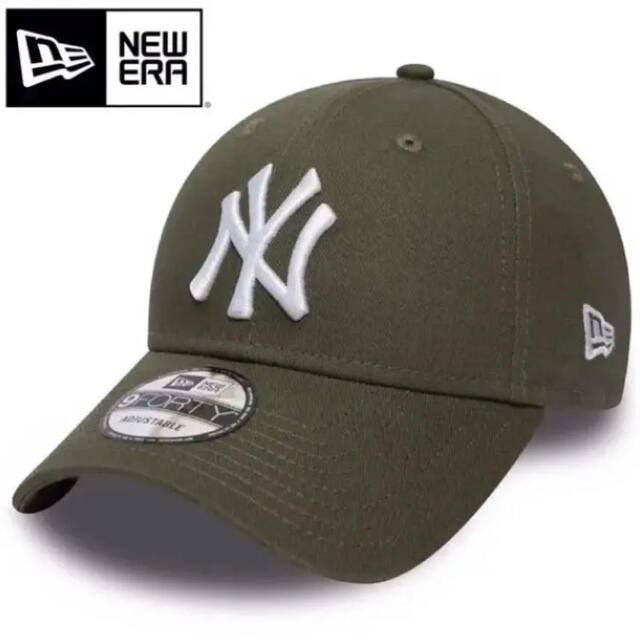 NEW ERA(ニューエラー)のニューエラ キャップ NY ヤンキース 緑 カーキ グリーン オリーブ メンズの帽子(キャップ)の商品写真
