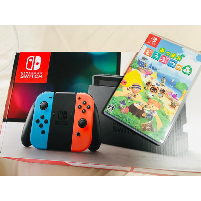 Nintendo Switch ジョイコン色変更可能 Nintendo スイッチ本体 あつ森ソフト セットの通販 By 南 S Shop ニンテンドースイッチならラクマ