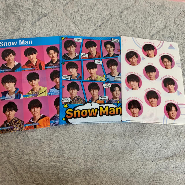 Johnny's(ジャニーズ)のSnowMan クリアファイル エンタメ/ホビーのタレントグッズ(アイドルグッズ)の商品写真