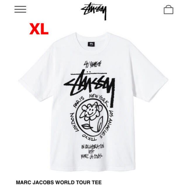 Stüssy MARC JACOBS WORLD TOUR Tee