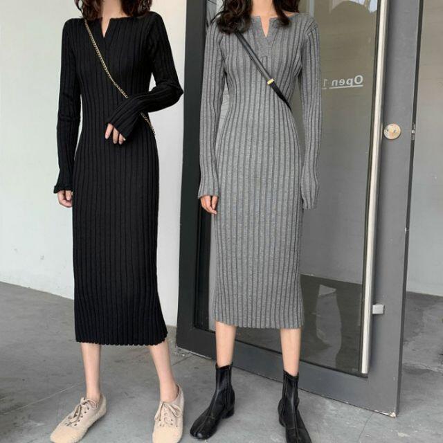 ニットワンピース タイト ワンピ ひざ丈 長袖 秋 冬 グレーの通販 By Mitsuko S Shop ラクマ ニットワンピース タイト ワンピ ひざ丈 長袖 秋 冬 グレーの通販 By Mitsuko S Shop ラクマ