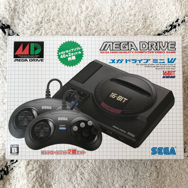 【新品未使用】SEGA メガドライブ ミニWゲームソフト/ゲーム機本体