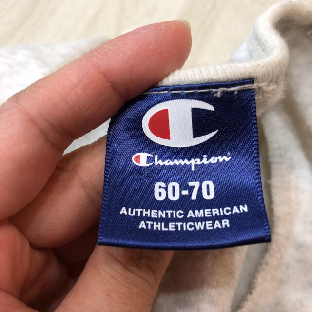 Champion(チャンピオン)のChampion長袖ロンパース キッズ/ベビー/マタニティのベビー服(~85cm)(ロンパース)の商品写真