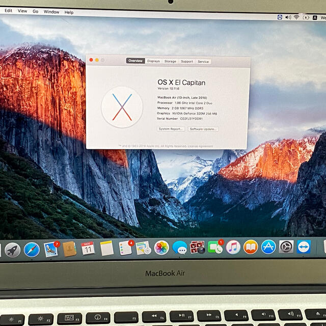 Macbook Air2010 13inch High Sierra