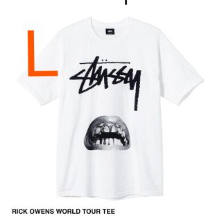 ステューシー(STUSSY)のRICK OWENS WORLD TOUR TEE(Tシャツ/カットソー(半袖/袖なし))