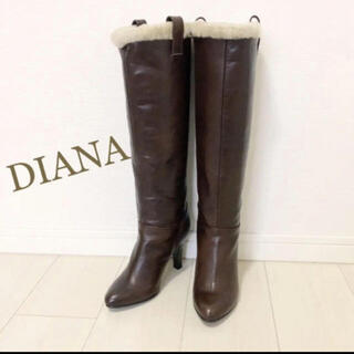 ダイアナ(DIANA)の最終価格✨本日売り切り！申請お待ちしてます✨DIANA ボアレザーロングブーツ　(ブーツ)