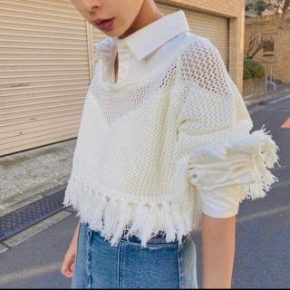 アメリヴィンテージ(Ameri VINTAGE)の【akn様専用】SHEER DOCKING KNIT！(ニット/セーター)